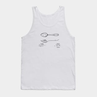 Spoon VINTAGE PATENT DRAWING Tank Top